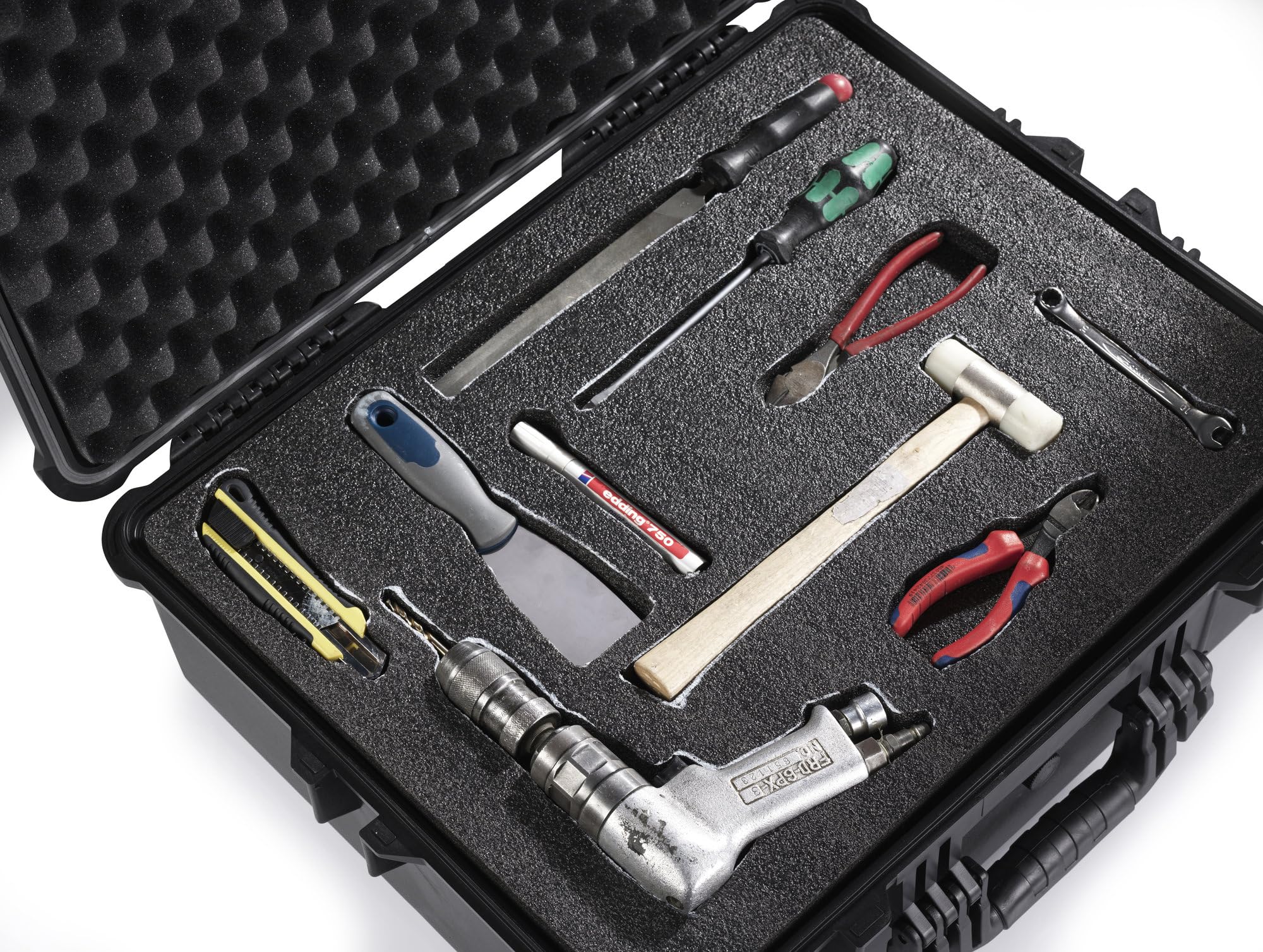 Extreme-430 - Valigetta protettiva per esterni, IP67, impermeabile e antipolvere, leggera, rigida, per fotocamera, attrezzi e uso industriale, 42,6 x 29 x 15,9 cm, Nero , Classico