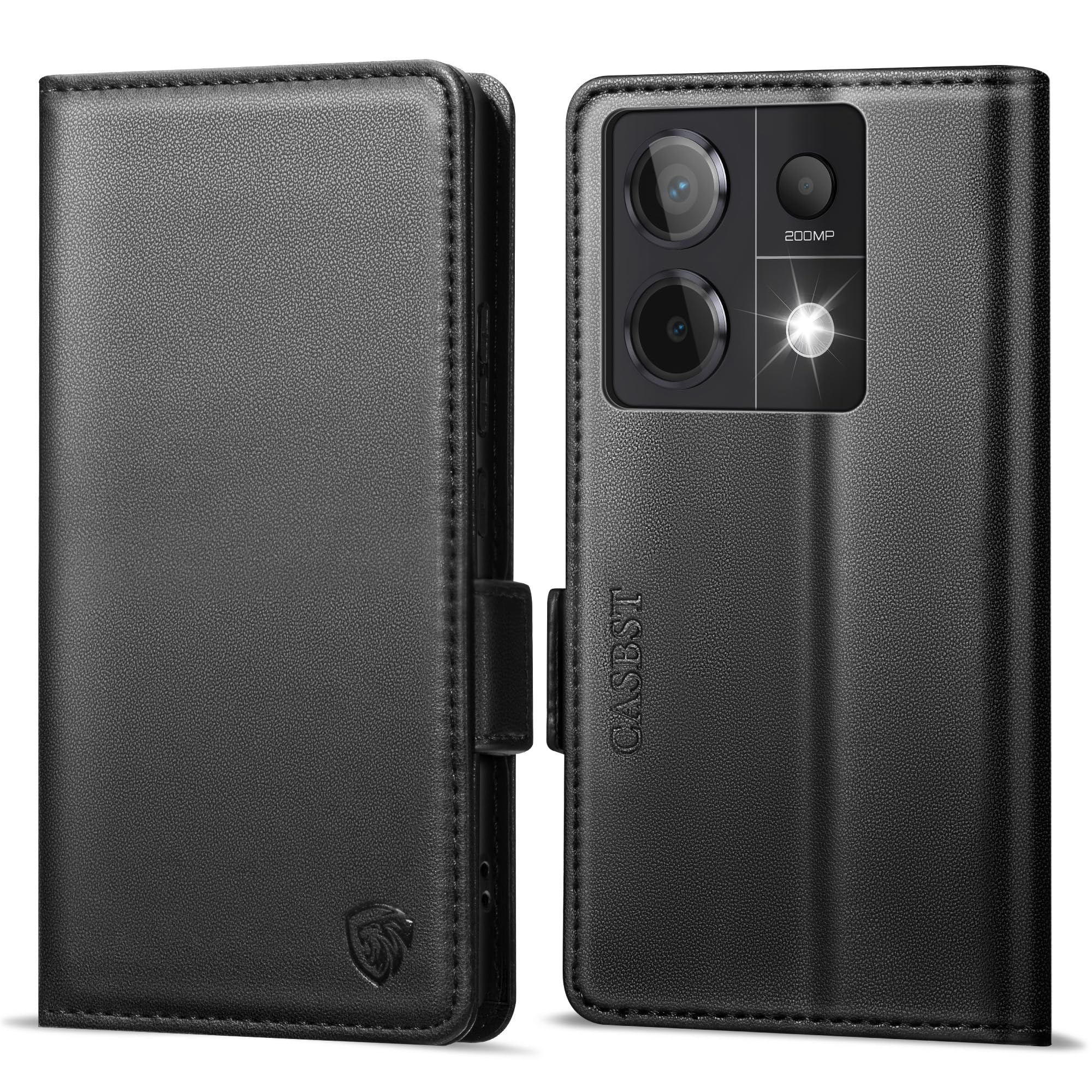 CASBST Handyhülle für Redmi Note 15 Pro Plus 5G Hülle， Premium Schutzhülle Klappbar mit Kartenfach Ständer Magnet Handytasche Klapphülle für Xiaomi Redmi Note 15 Pro Plus 5G Hülle Leder, Royalblau