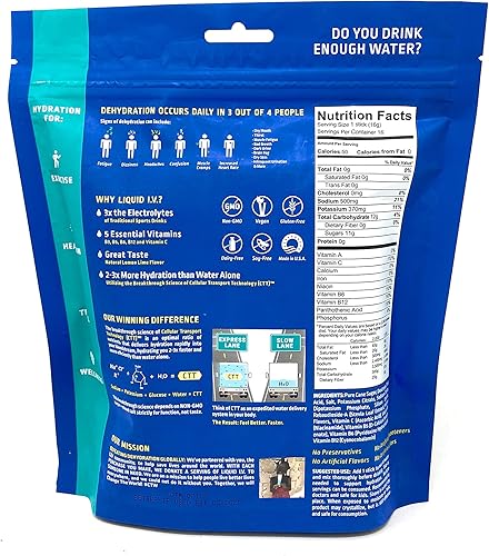 Miniatura 2 de Liquid Iv, bolsa de hidratación de limón, 9.03 onzas (paquete de 16)