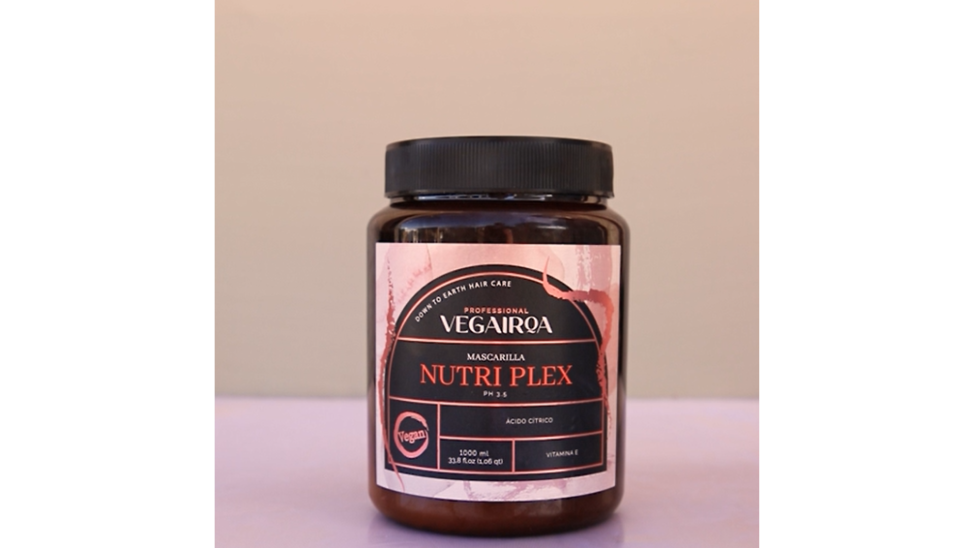 VEGAIROA Nutri Plex Haarmaske 1000 G – Intensive Feuchtigkeitspflege Für Trockenes Haar, Vegan & Cruelty Free