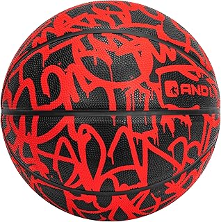 AND1 Fantom Graffiti Basketball: Official Regulation Size 7 (29.5 inches) Rubber Basketball - Deep Channel Construction St Price In India