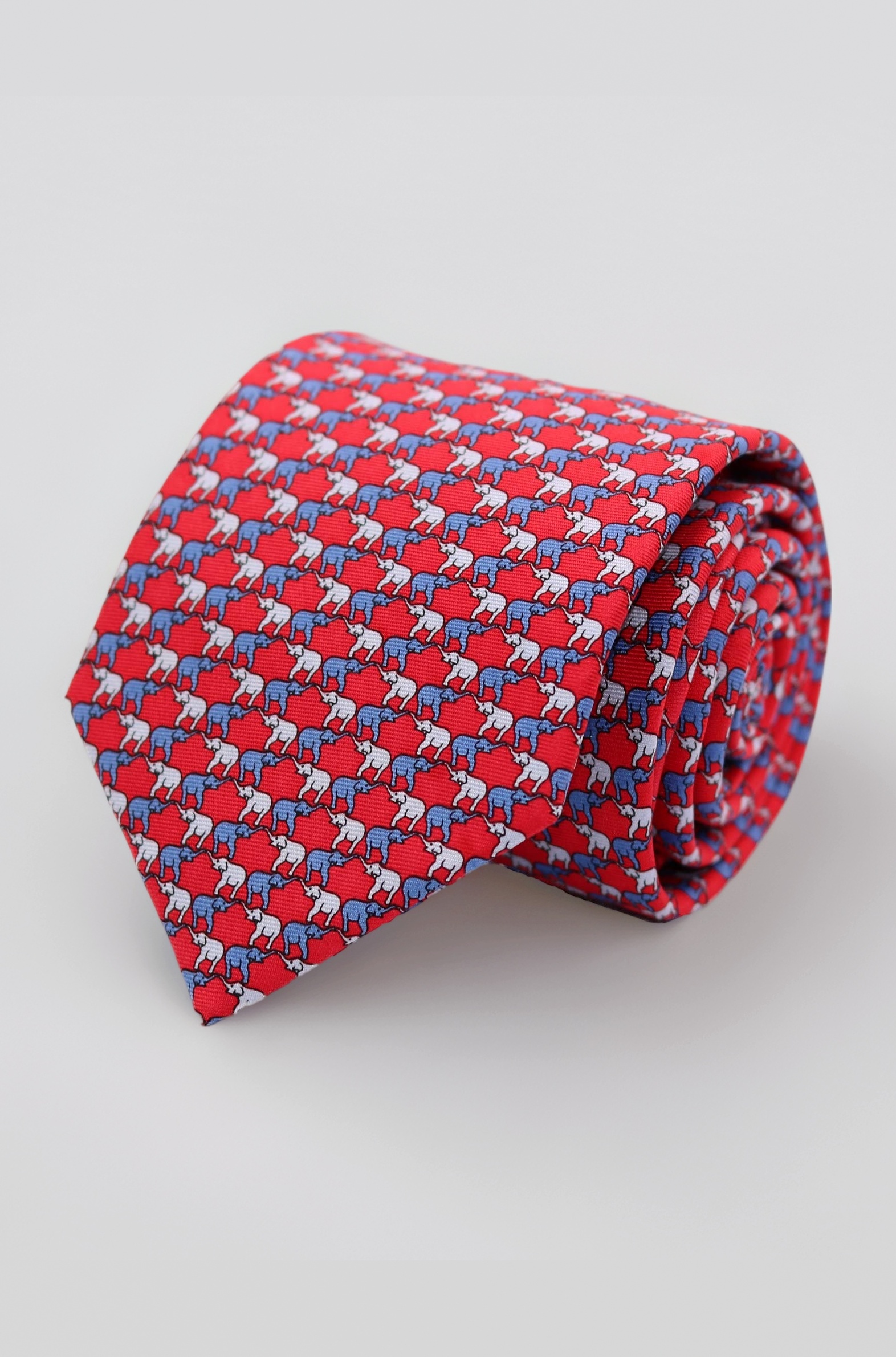 100% Silk Ties for Men Handmade Neckties with Animal Printed Patterns+Gift box