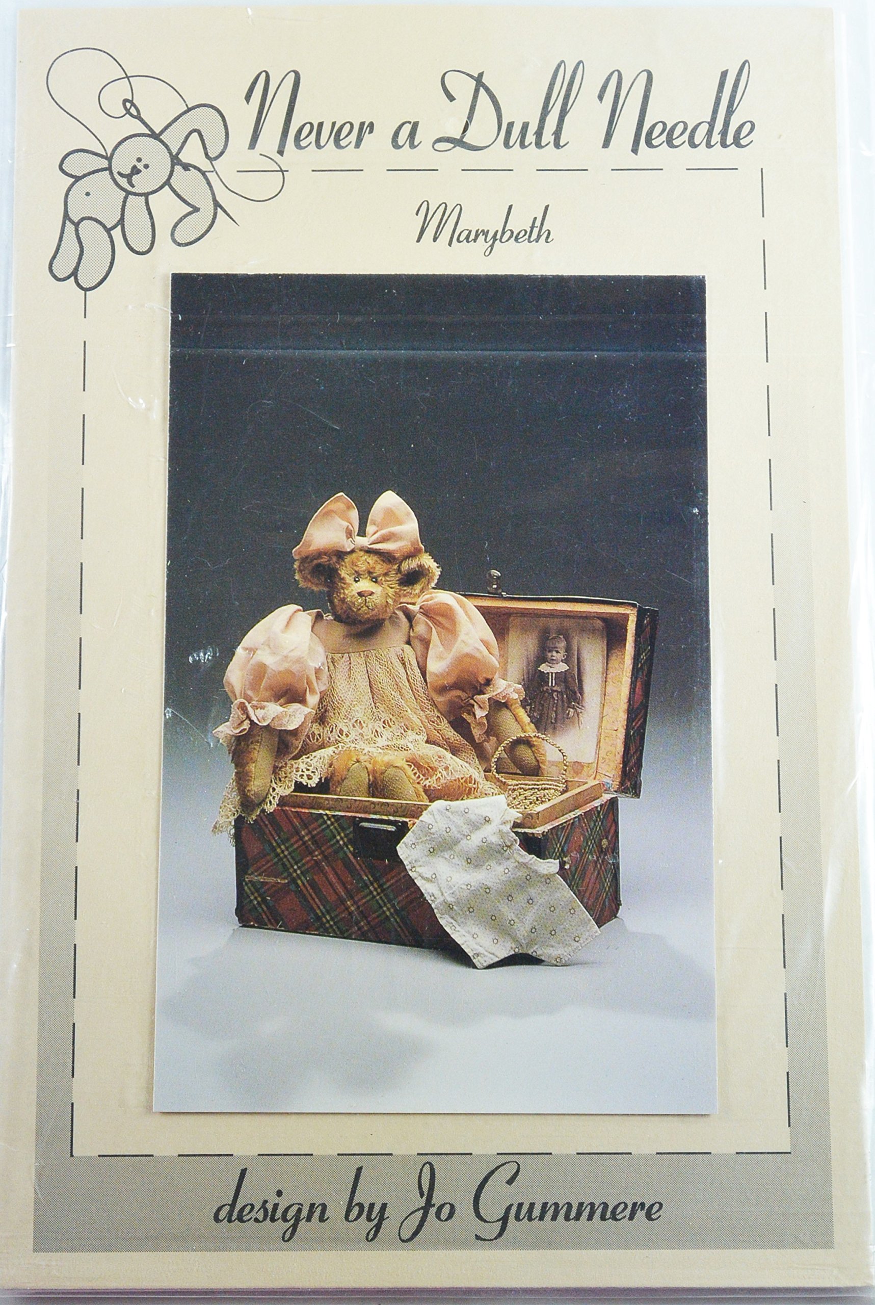 Marybeth Brown Bear Rag Doll Pattern by Never a Dull Needle