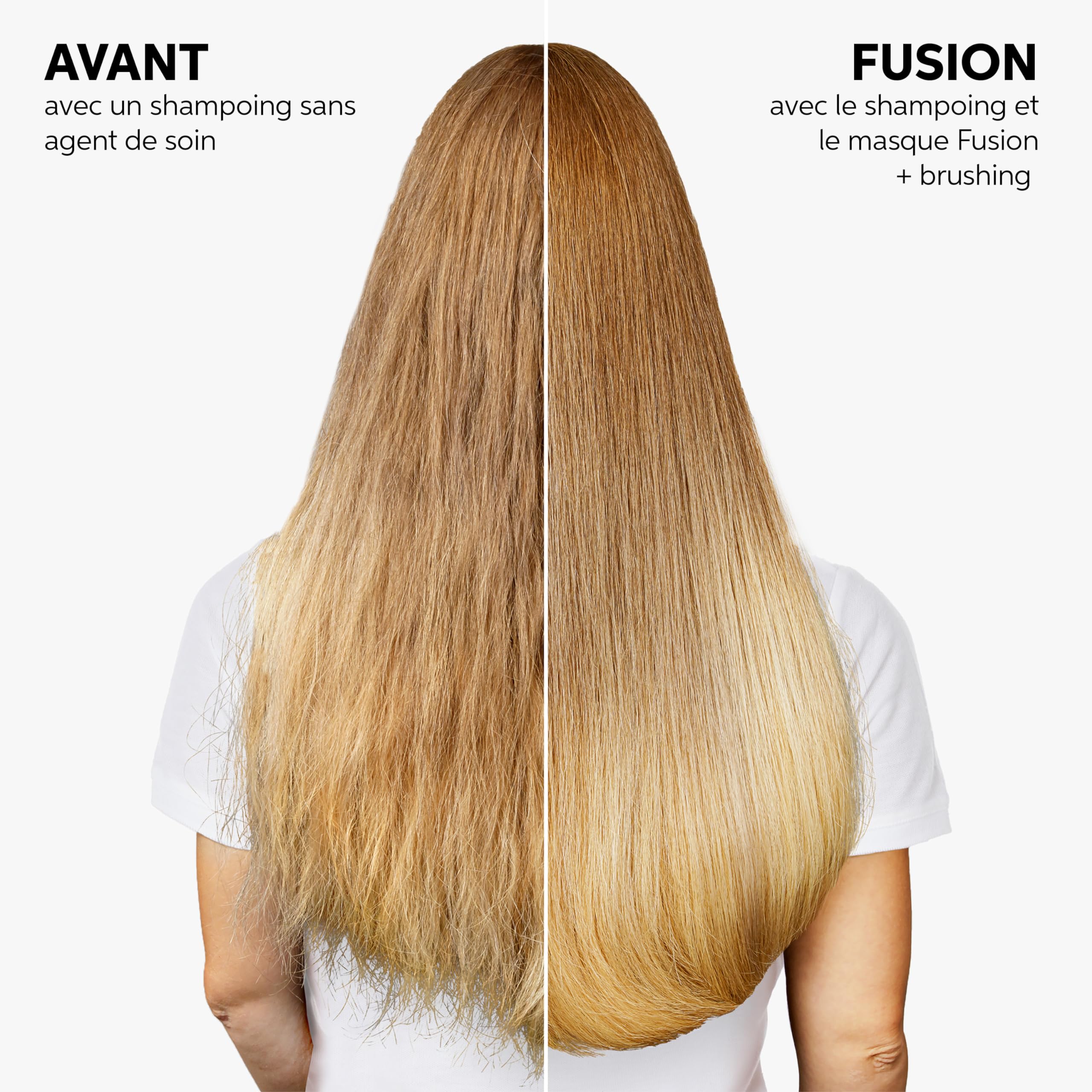 Wella Professionals Fusion Après-shampoing Reparation Intense - Après-shampoing démêlant et lissant pour cheveux abîmés et fragilisés - Apporte brillance et prévient la casse, 1l