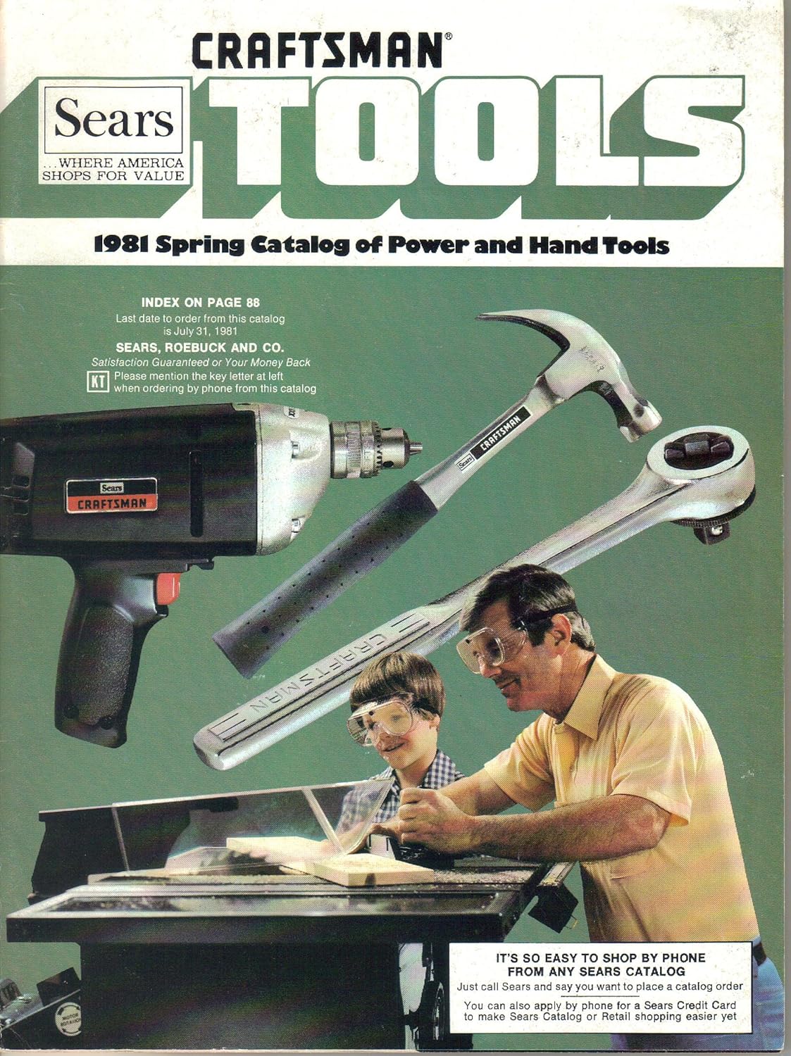 Sears Spring Power and Hand Tools Catalog 1981 Sears Roebuck Amazon