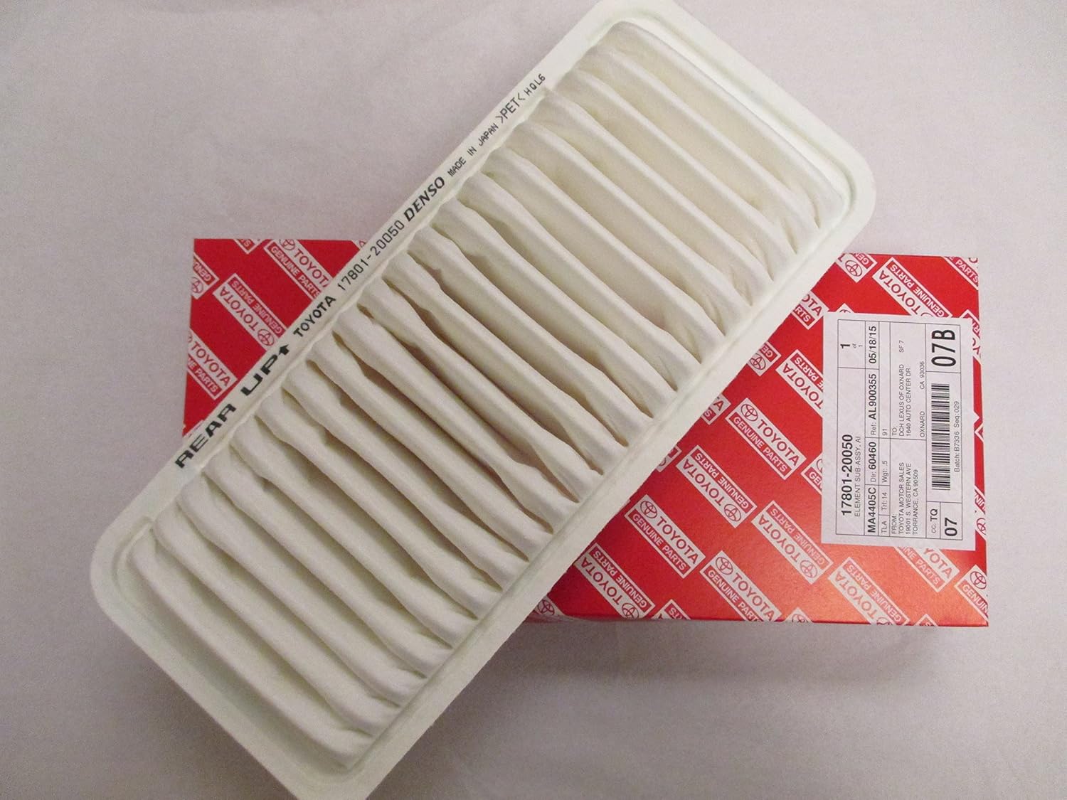 Lexus 17801-20050, Air Filter