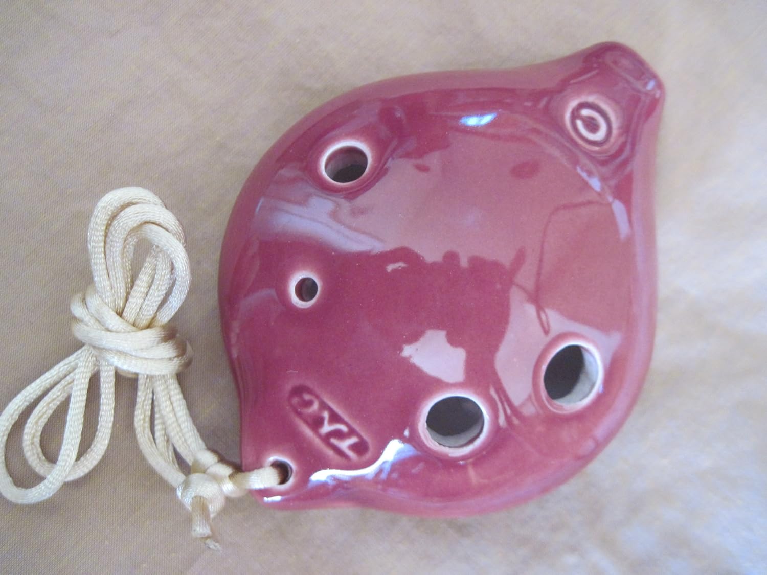 Purple Ceramic Ocarina Alto C Key Nice Sounding Easy to