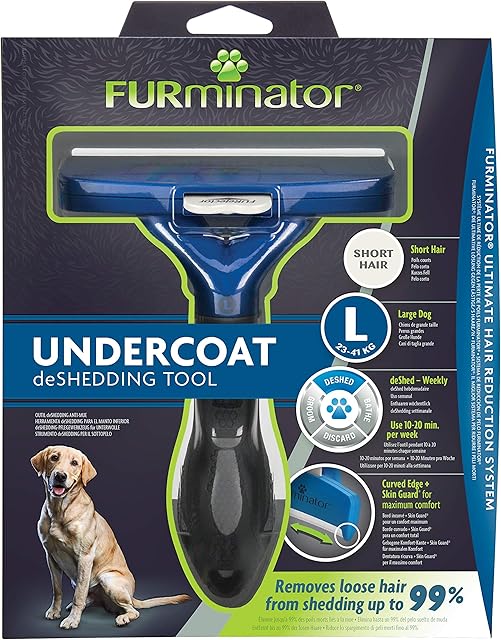 FURminator Undercoat deShedding Tool for Large Short Hair Dogs 23-41 kg