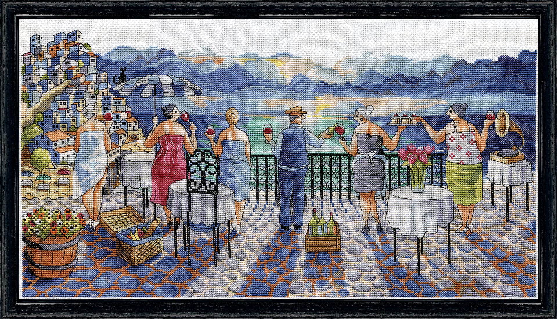 Amazon.com: Design Works Crafts After The Shift Counted Cross Stitch Kit