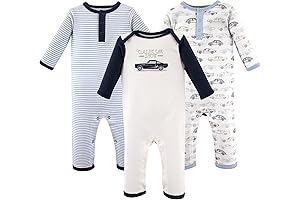 Boys' 100% Cotton Coveralls with Adjustable Shoulder Straps