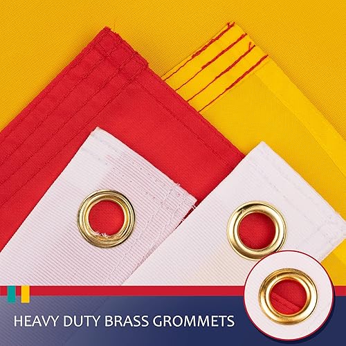 Miniatura 2 de Bandera de Colombia de 3 x 5 pies para exterior, nailon resistente, rayas cosidas, a prueba de decoloración, de larga duración, bandera nacional