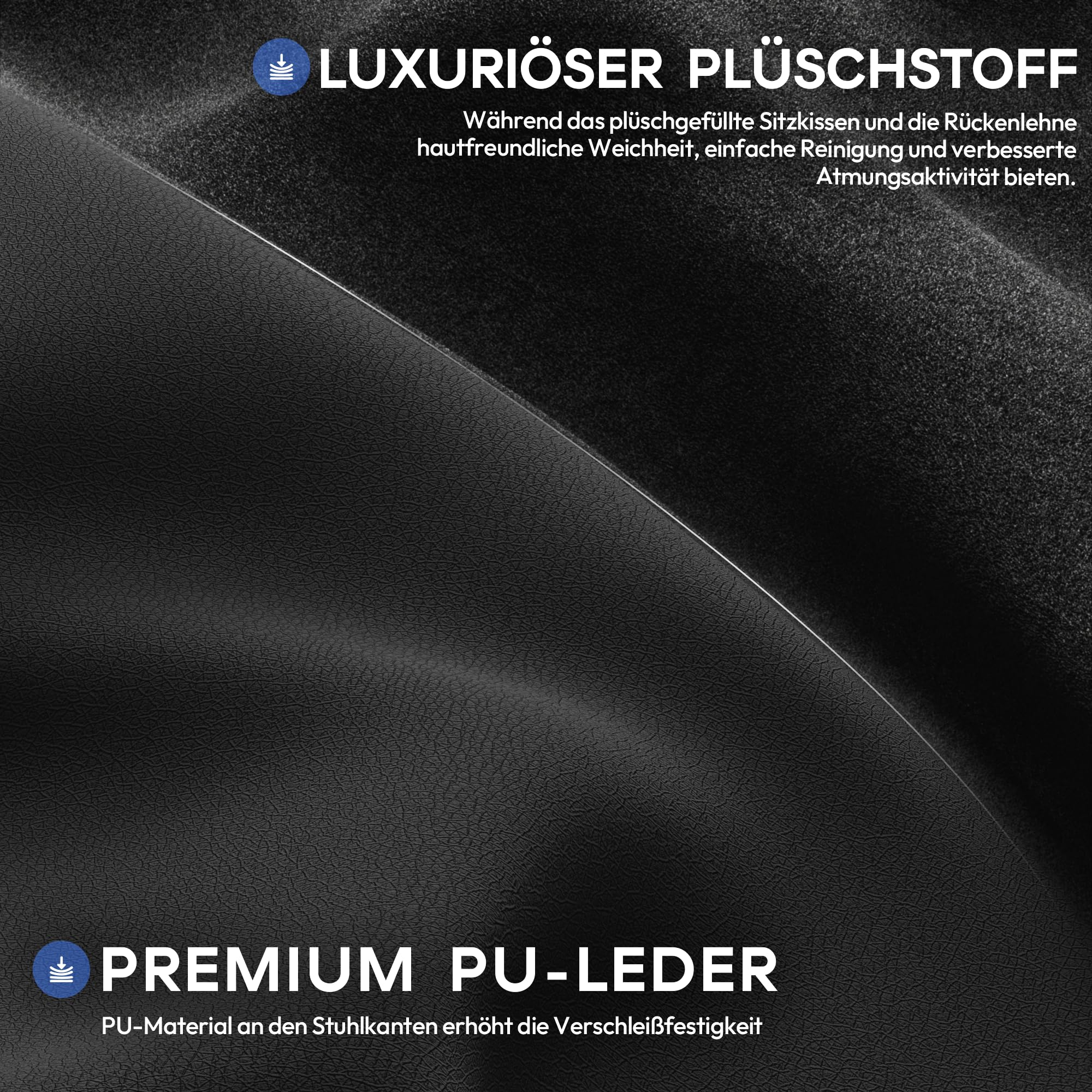 Dowinx Relaxsessel Gaming Sessel mit Shiatsu Massagefunktion, Fernsehsessel mit Liegefunktion 90°–135° und Fußstütze, 360° drehbarer Gaming Stuhl ohne Rollen, Getränkehalter, Seitentaschen-Schwarz Rot