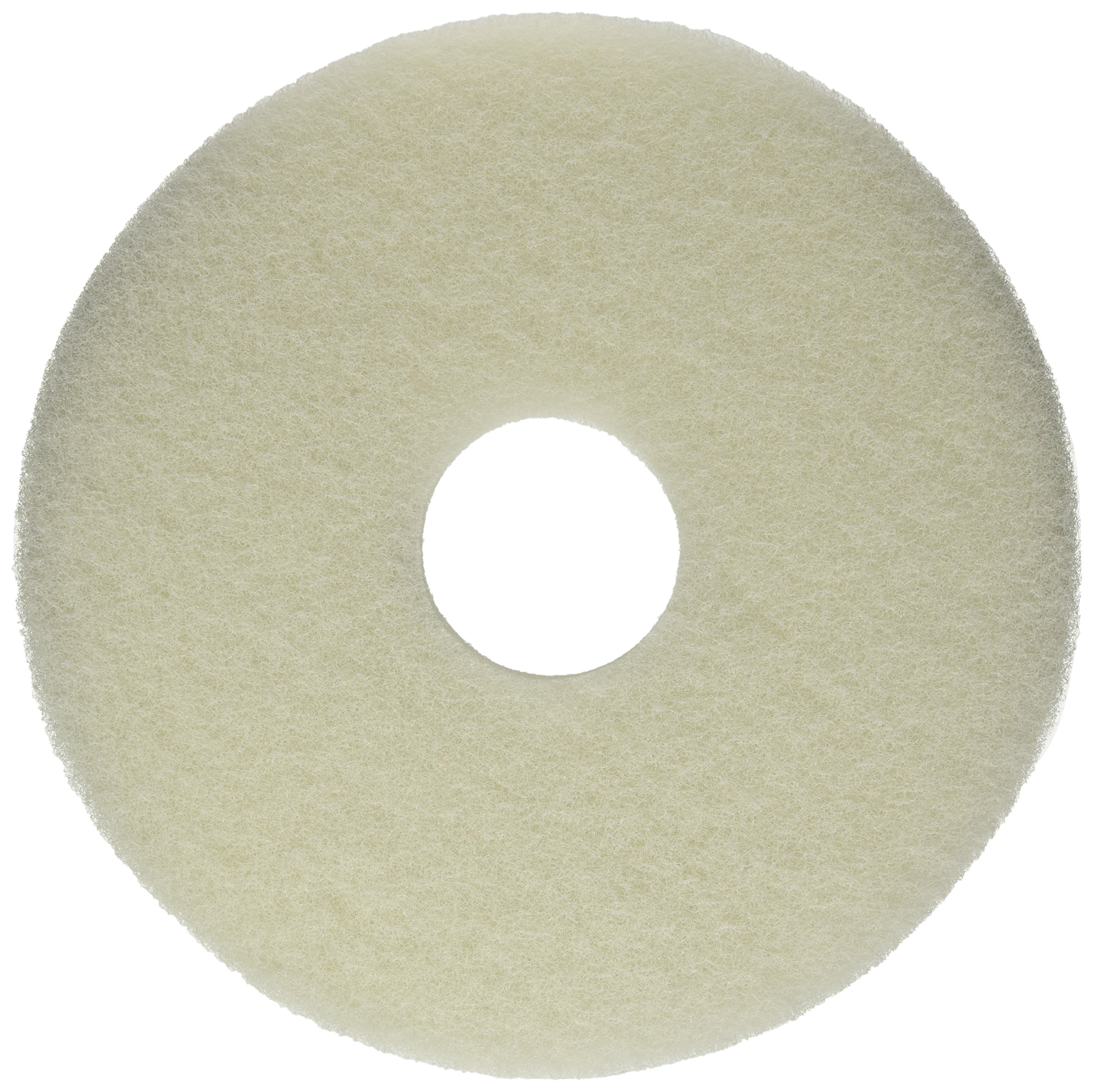 Lundmark White 13-Inch Extra-Fine Polishing Floor Pad up to 800 RPM, TKL13W