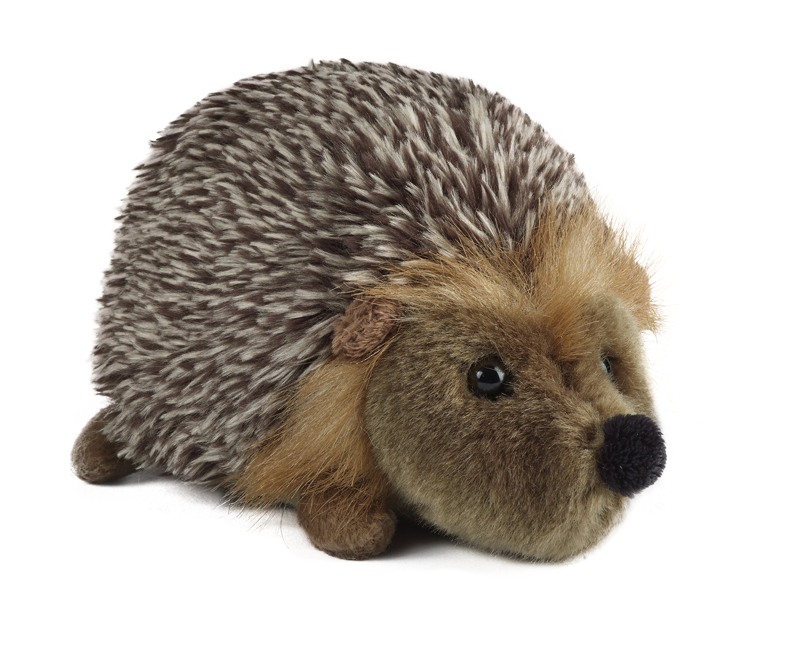 Living NatureMedium Hedgehog, Realistic Soft Cuddly Hedgehog Toy, Naturli Eco-Friendly Plush, brown, 9.5cm