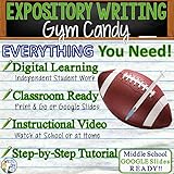 Text Analysis Expository Writing Essay for Gym Candy by Carl Deuker | Distance Learning, Remote...