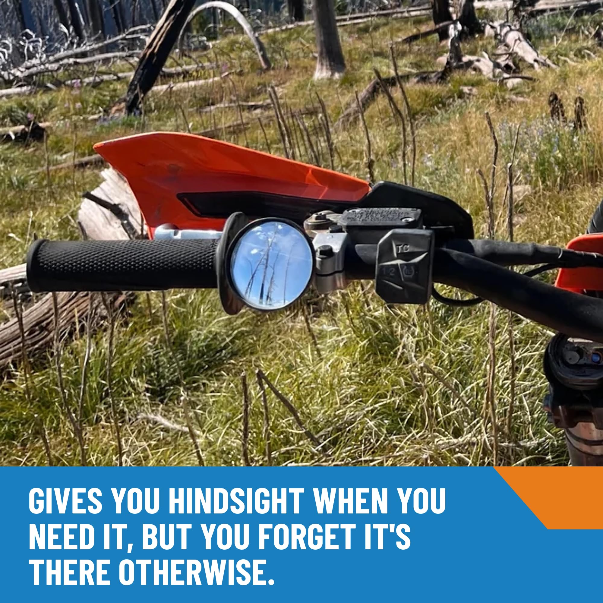 Doubletake Mirror trail motorcyle mirror - universal fitment