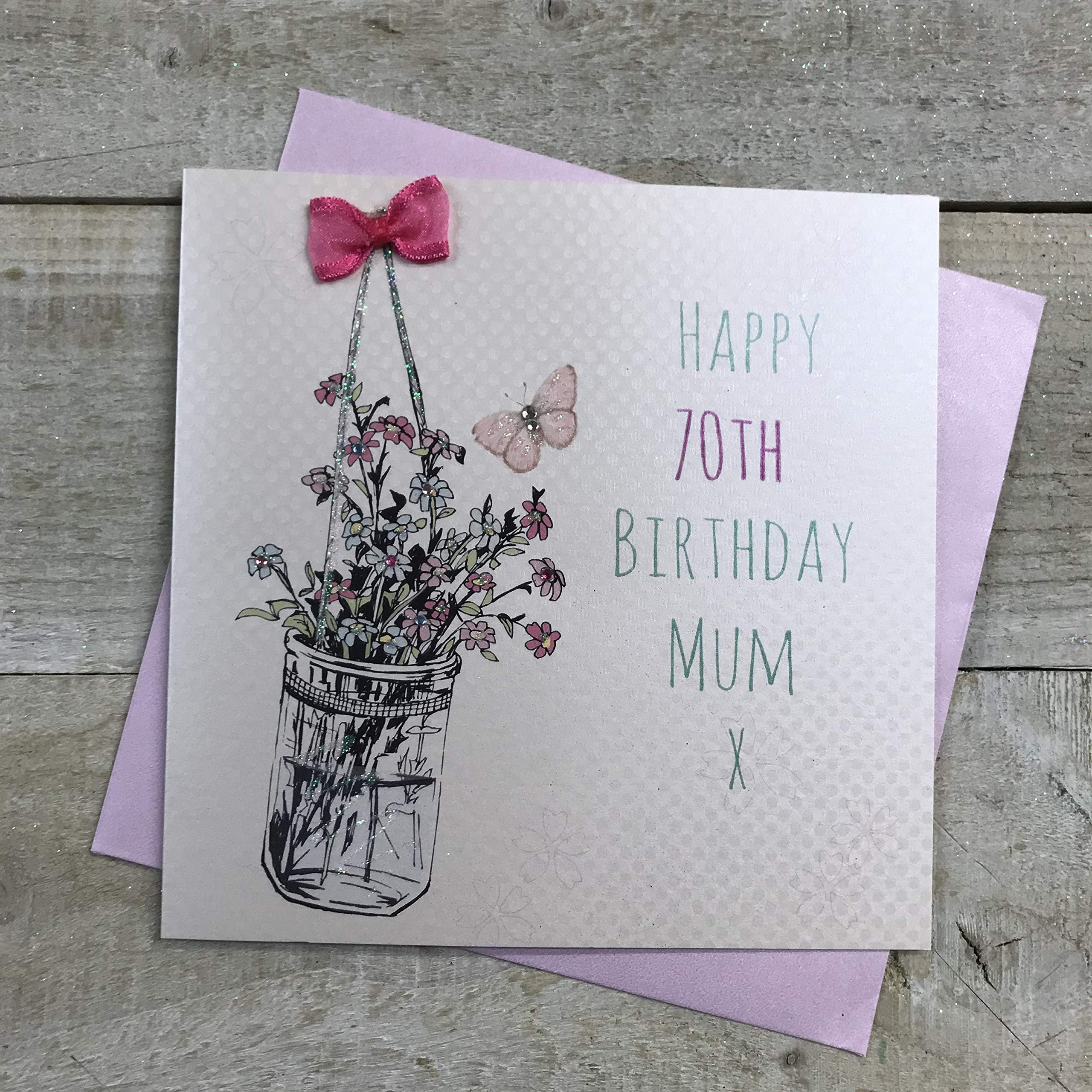 mum 70th birthday, Birthday Card : Amazon.co.uk: Stationery & Office ...
