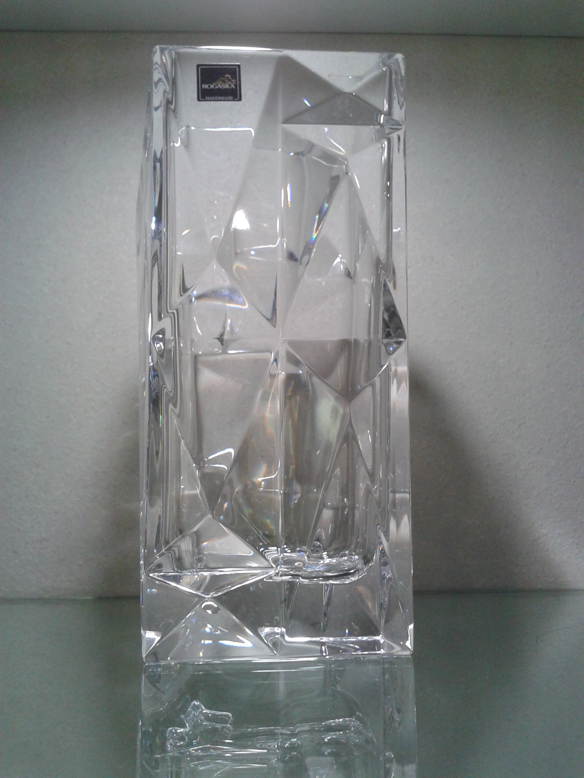 RogaskaCrystallization Vase 10"