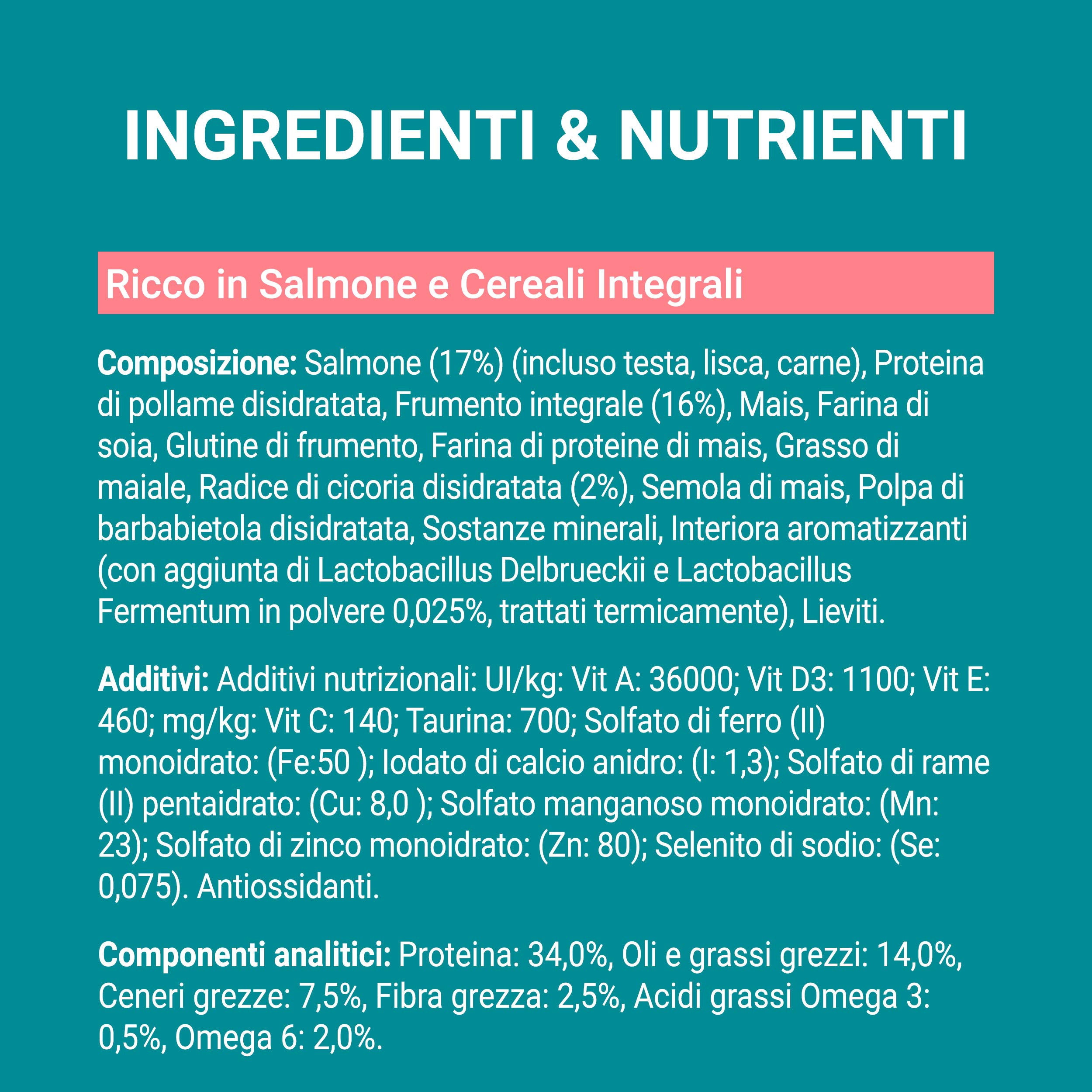 Purina One Bifensis Crocchette Gatto Adult Ricco in Salmone e Cereali integrali - 8 Sacchi da 800 g Ciascuno