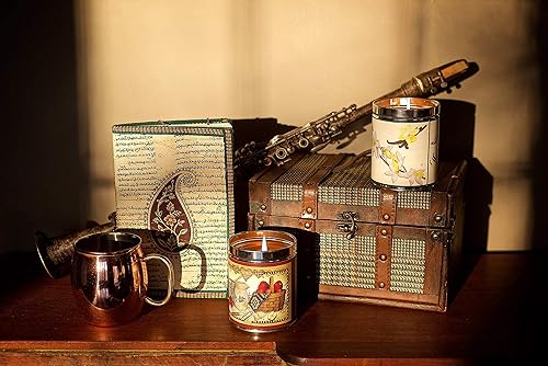 Miniatura 4 de Vela de lata perfumada de melocotón, hasta 100 horas de tiempo de combustión con mezcla especial de soja y cera de parafina  Our Own Candle Company,