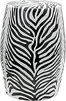 Vista 5 de Red Lantern Taburete de jardín de porcelana azul-verde de 18