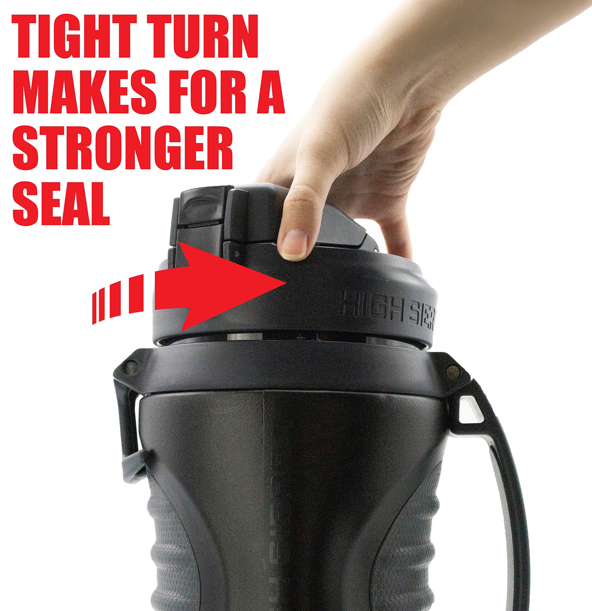 HIGH SIERRA, 2 Pack 64 oz Insulated Water Bottle, Keeps Liquid Cold for