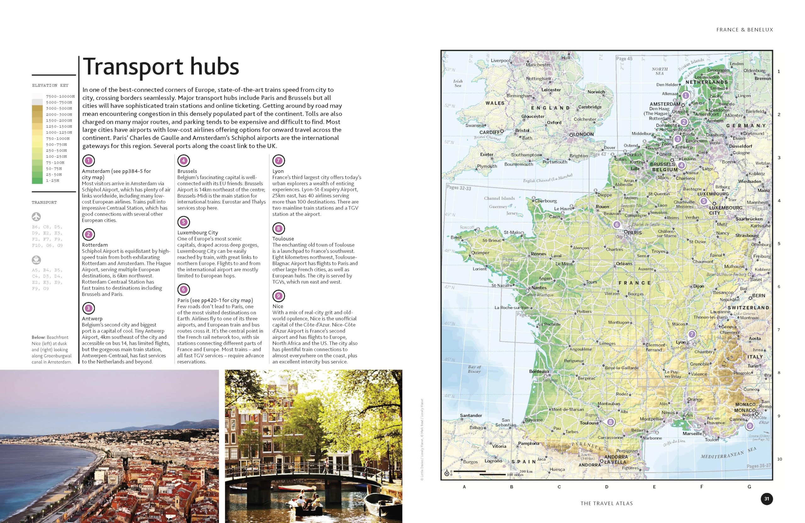 The Travel Atlas 1ed -anglais-: 205 Comprehensive Maps for Every Country on Earth | Itineraries from 2 Days to 2 Weeks | Trip Planning Tools & Recommended Activities