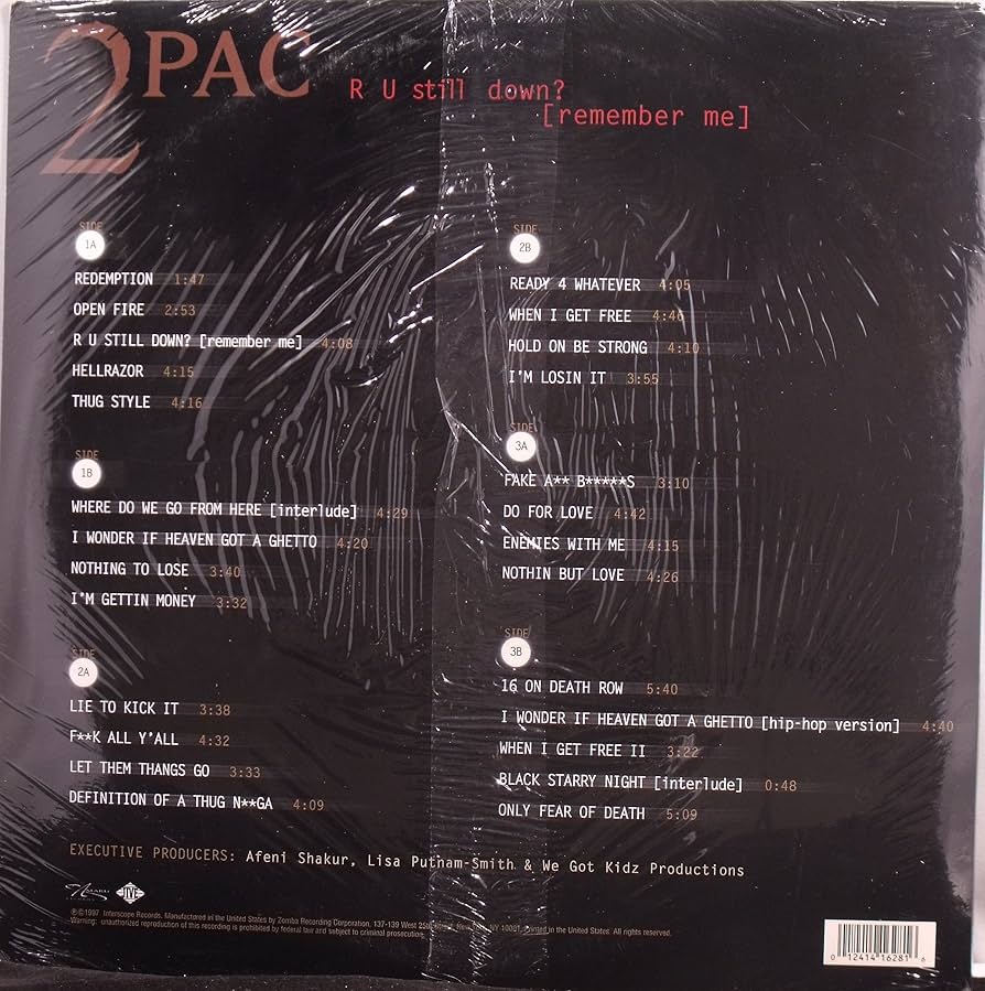 2PAC R U still down? レコード R U Still Down? (Remember Me) (Vinyl): 2 Pac: Amazon.ca: Music