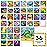 Memory Matching Game, 72 PCS Dinosaurs Matching Cards for Toddlers 36 Pairs Memory Cards Educational Toys for Preschool 4 5 6 Years Old