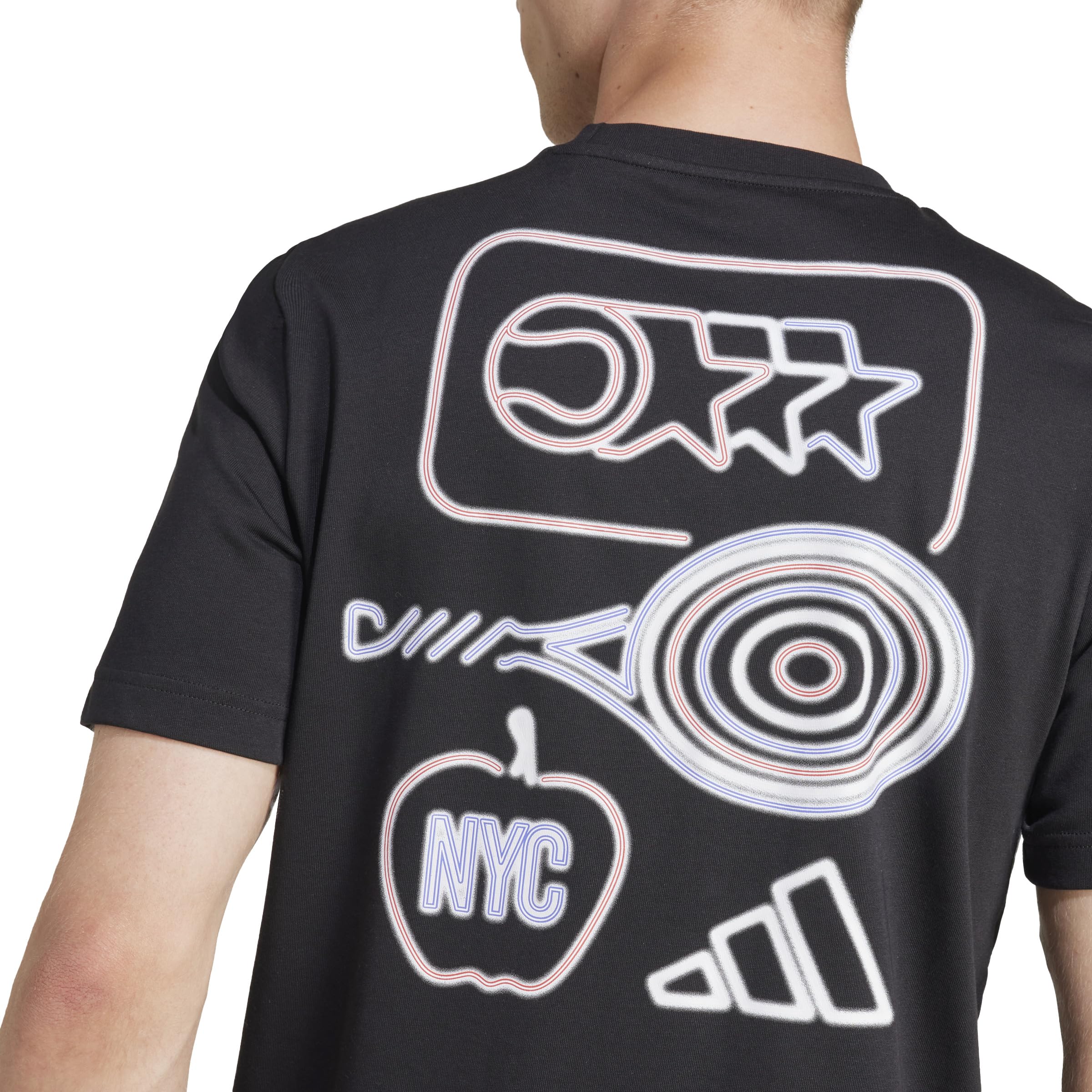 adidas Tennis City Lights Graphic T-Shirt Mężczyźni Tennis City Lights Graphic T-shirt
