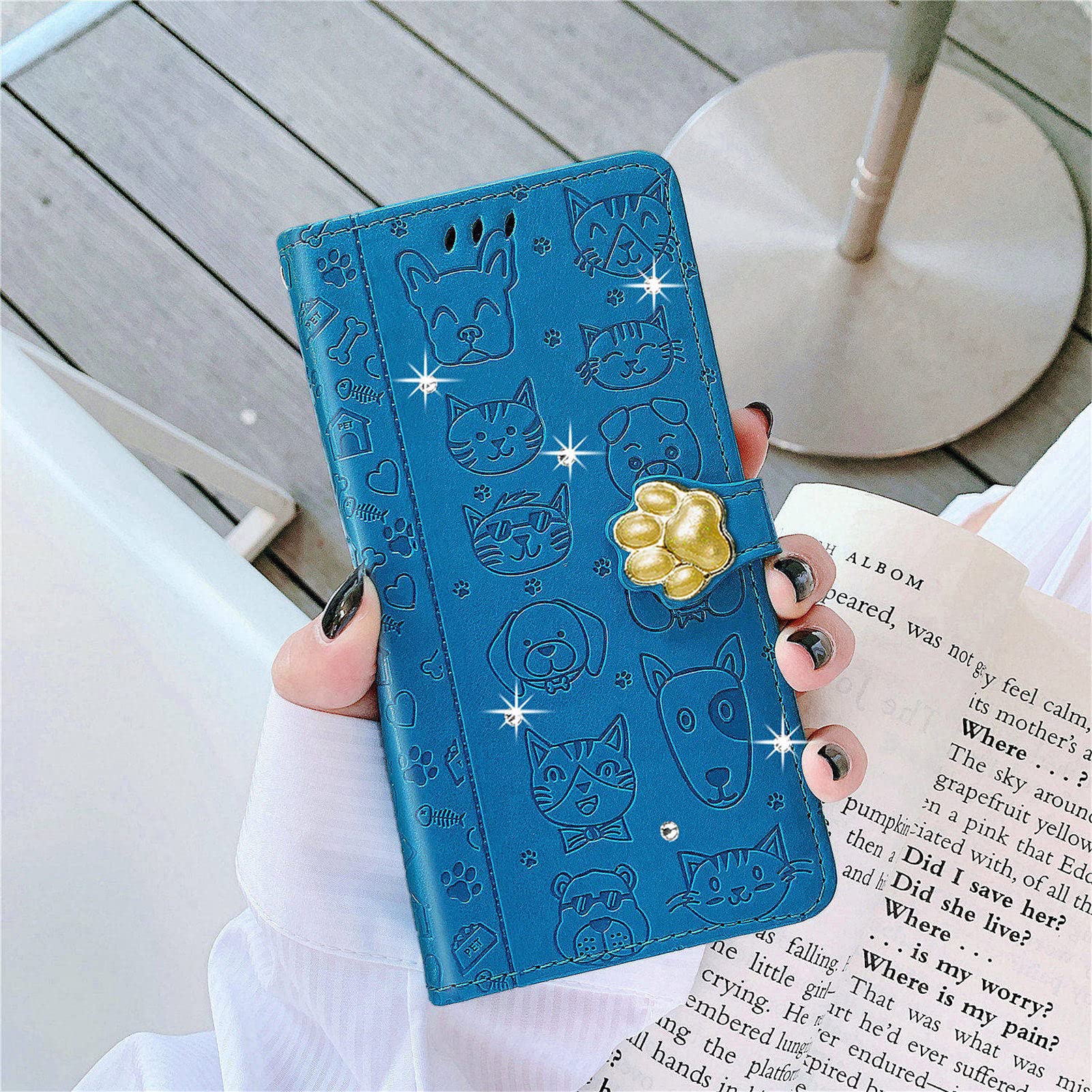Cover Compatibile con Redmi Note 10 4G / Redmi Note 10S 4G Cover, Flip