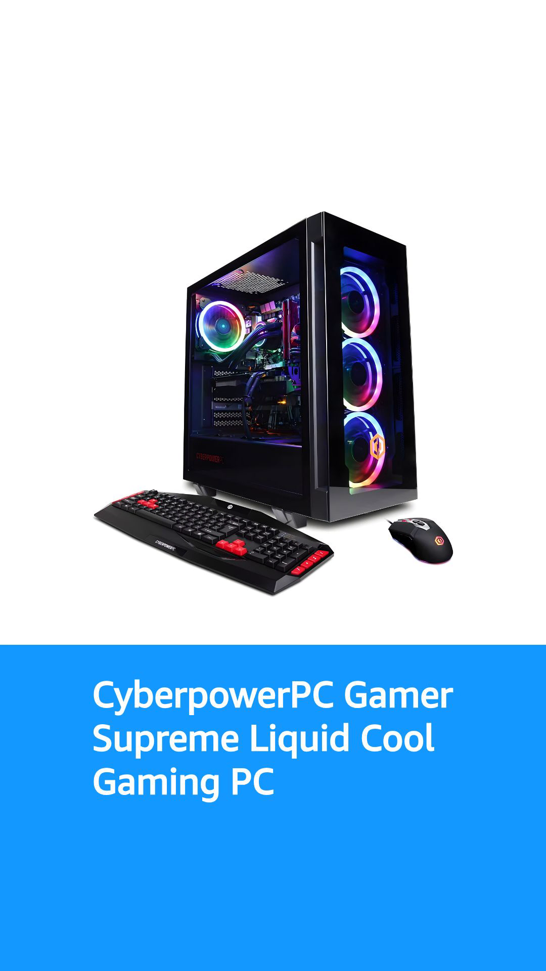 CYBERPOWERPC Gamer Supreme Liquid Cool Gaming PC, Intel Core i7