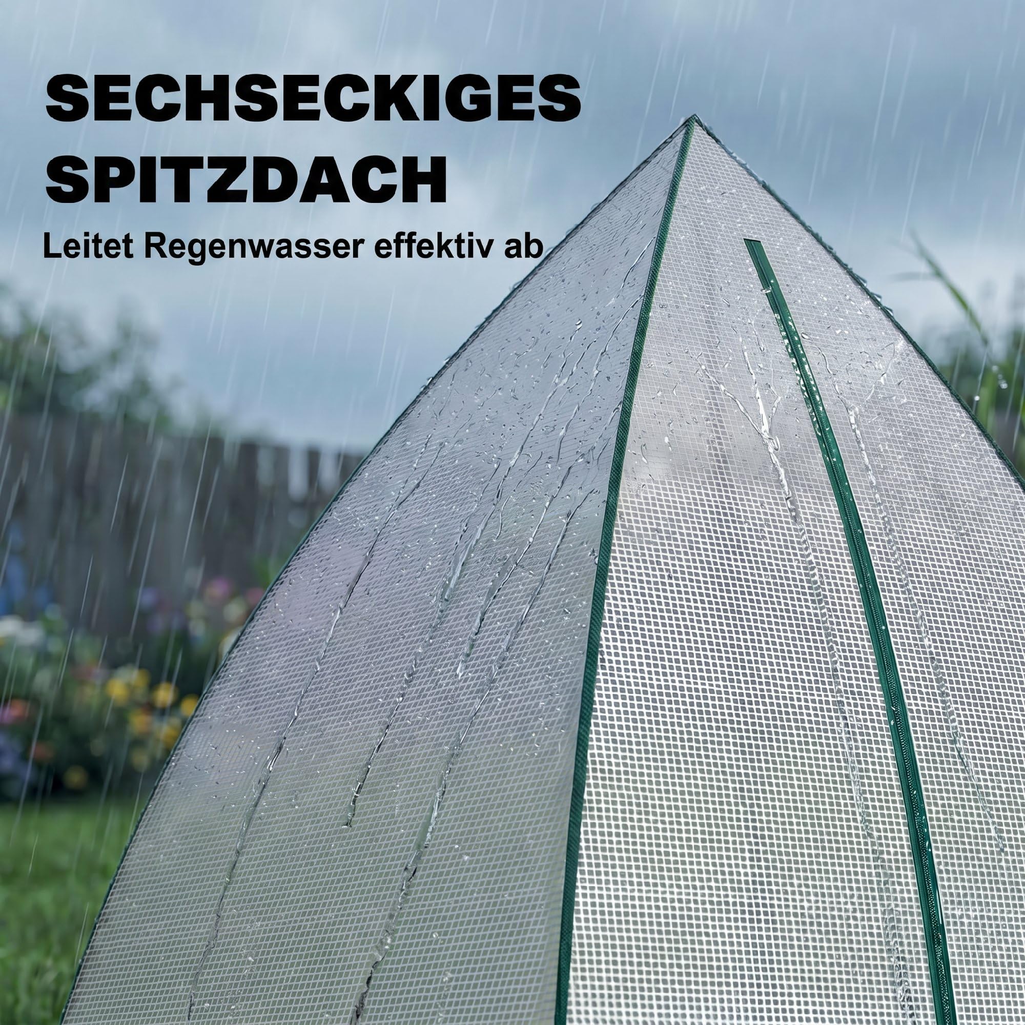 Outsunny Mini szklarnia z drzwiami rolowanymi Biała 160x140x180 cm