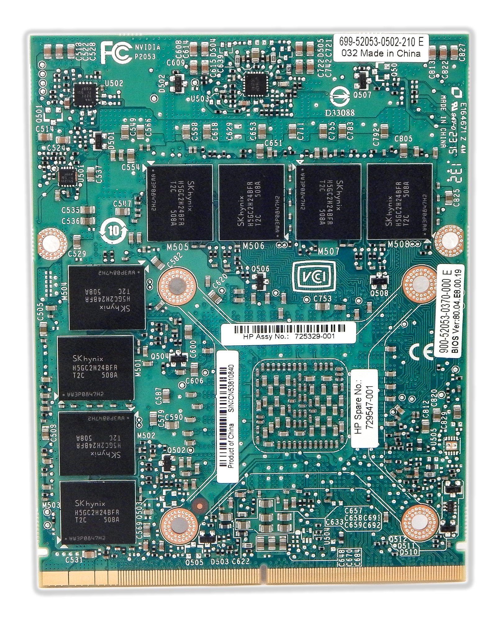 HP 729547-001 NVIDIA Quadro K4100M PCI-e 3D 4GB GDDR5 SDRAM memory graphics  card