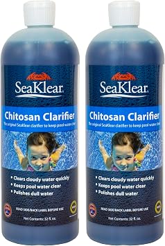 SeaKlear Chitosan Clarifier for Pools 1 qt 2 Pack