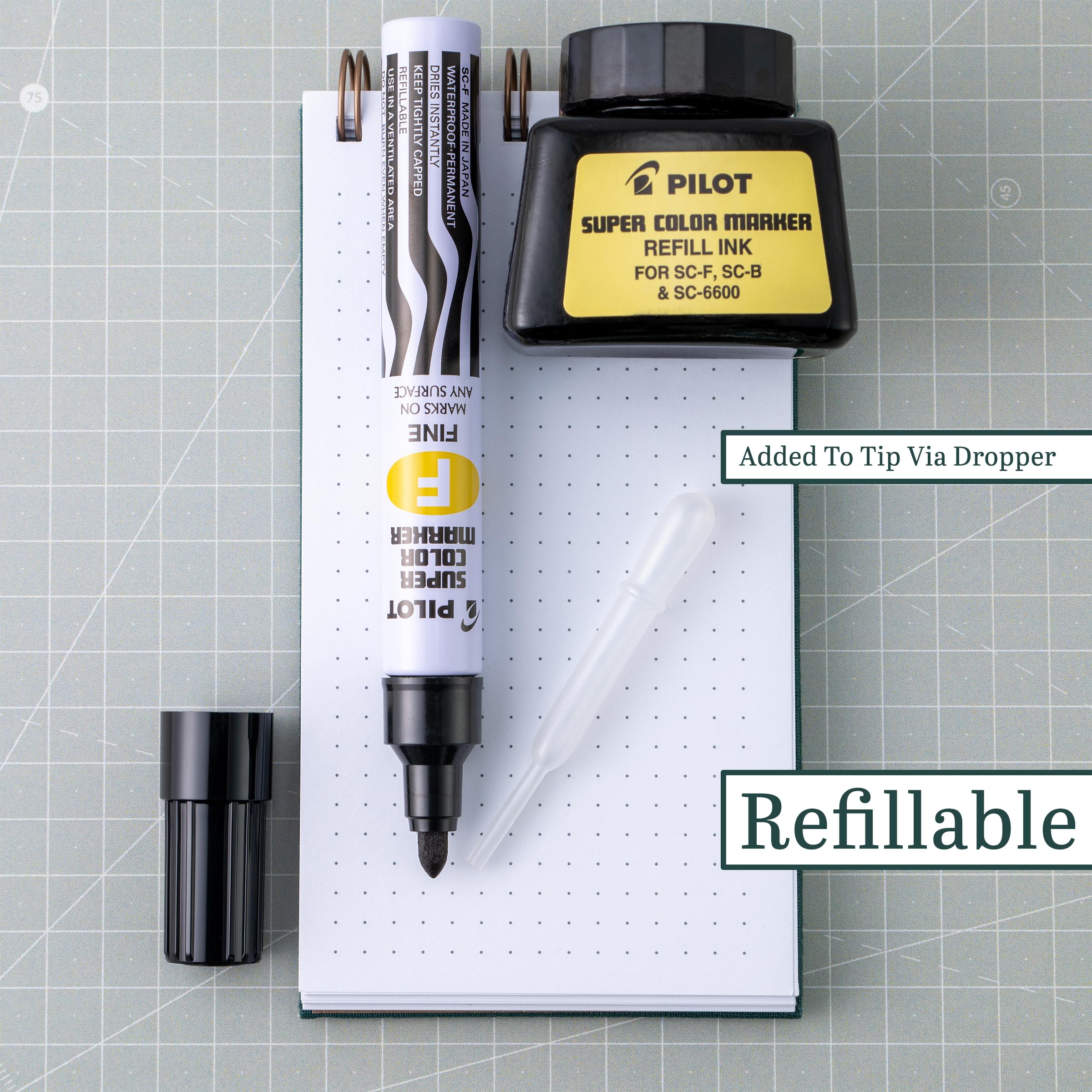 Amazon.com : Pilot Super Color Jumbo Refillable Permanent Markers