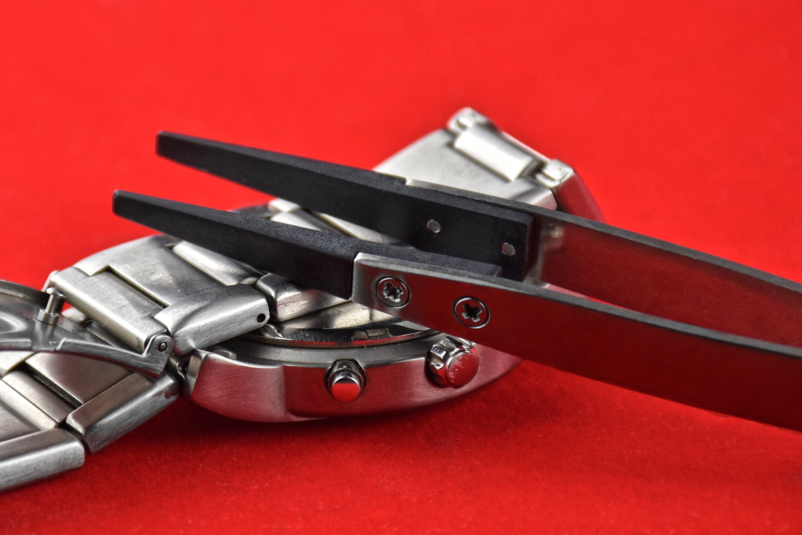 SE Fine Point antistatisch Pinzette mit gebogener Spitze, TW605PT