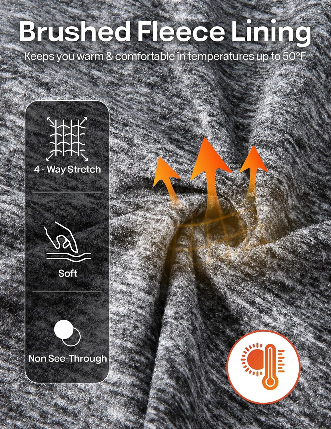 Liberty Imports 2-Pack Men’s Zip-Up Hoodies with Zipper Pockets, Lightweight Fleece Sweatshirts for Running Casual Activewear - Image 4