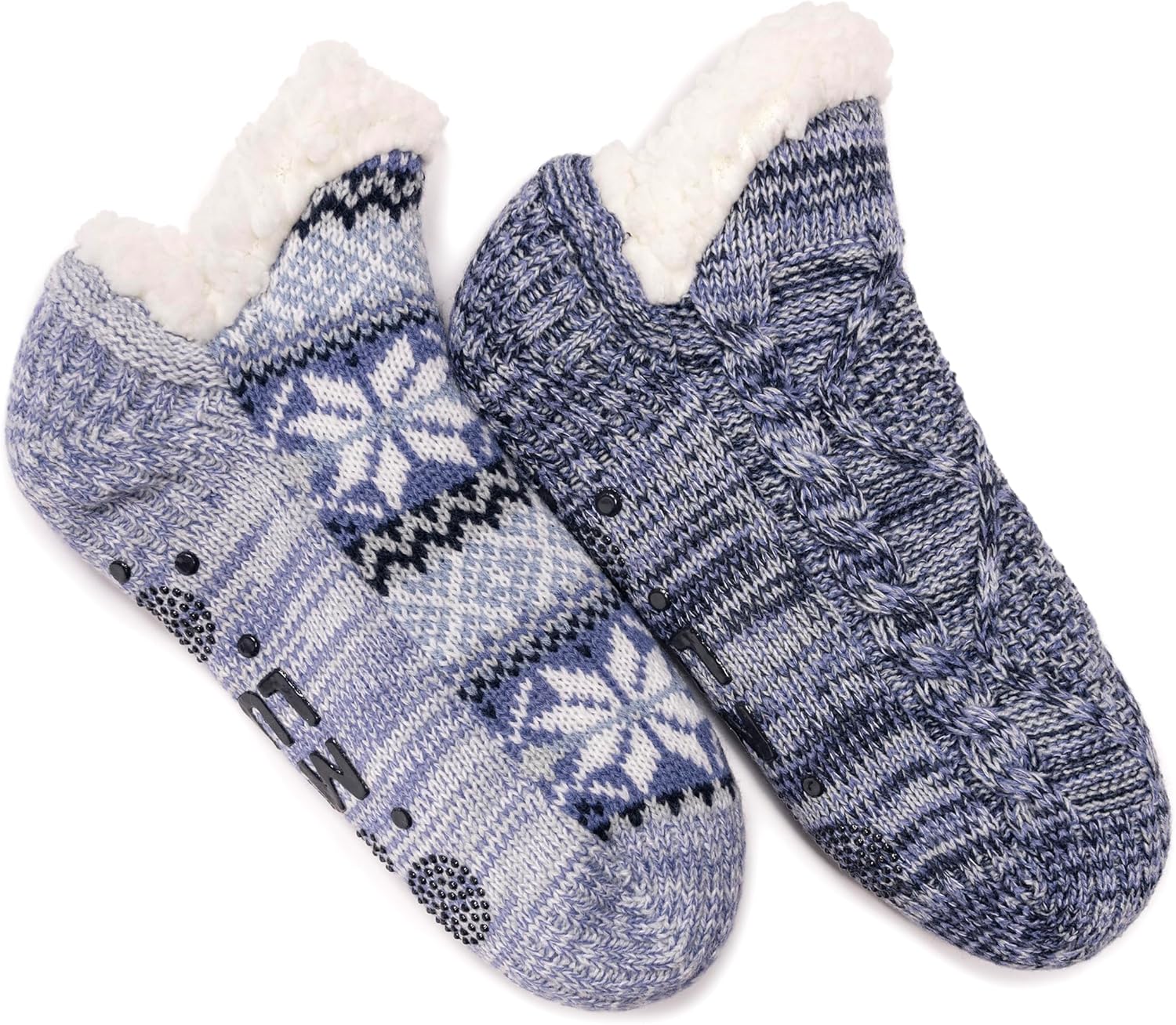 MUK LUKS Women's Shortie Cabin Sock (2 Pair Pack)