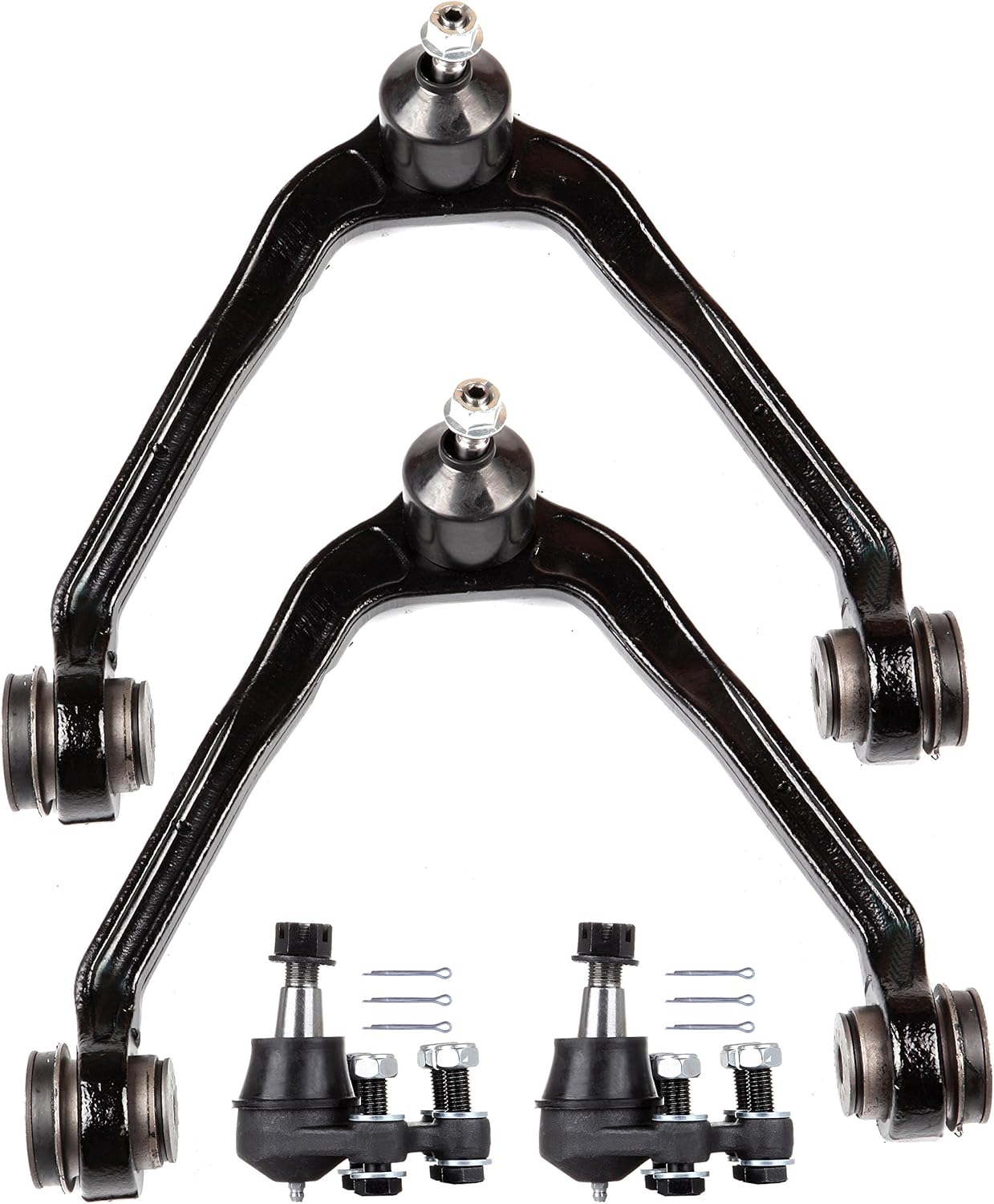 SCITOO 4pcs Front Suspension Kit Upper Control Arm Lower Ball Joint Fit 1999-2006 For Chevy Silverado 1500 2007 For Chevy Silverado 1500 Classic 1999-2006 For GMC Sierra 1500