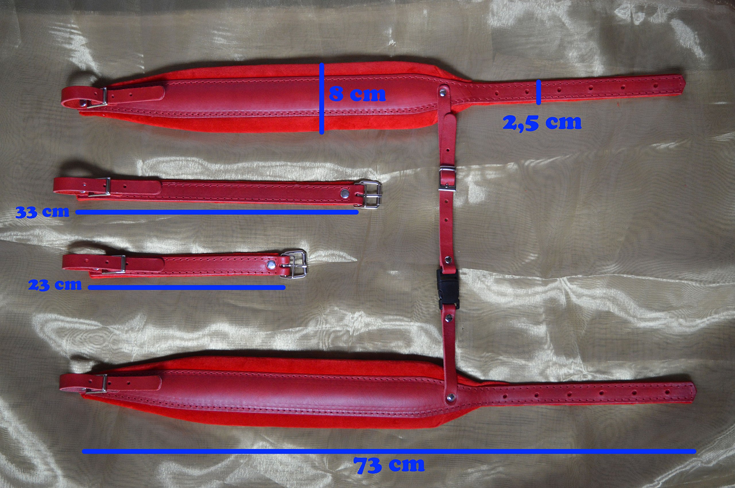 Sangles D'accordéon bretelles courroies accordéon 6cm Fabrication 100% italienne