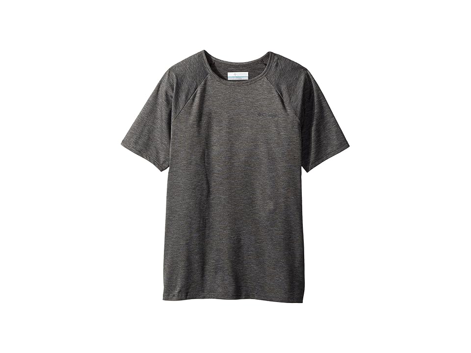 

Columbia Kids Silver Ridge II Short Sleeve Tee (Little Kids/Big Kids) (Shark Heather/Shark) Boy's Short Sleeve Pullover, Gray