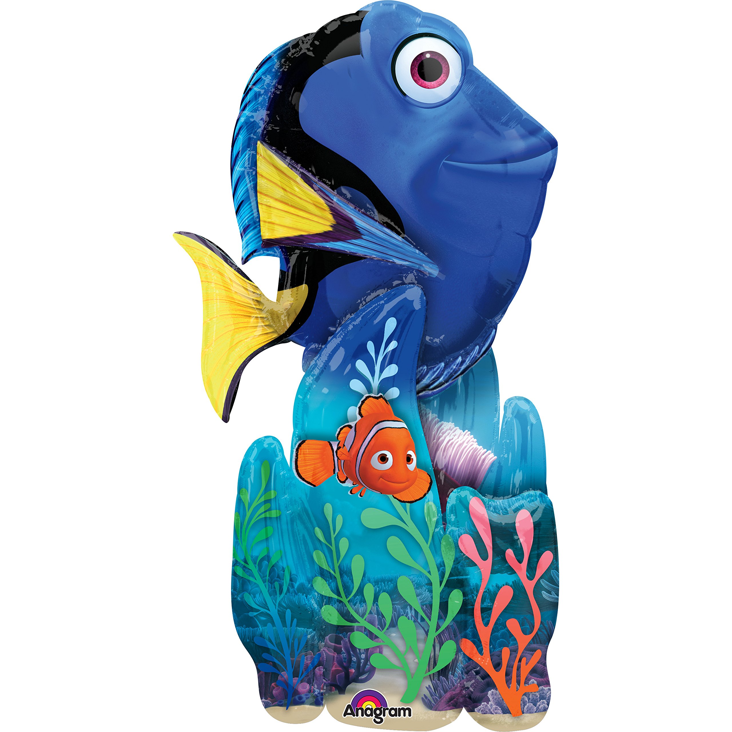 amscan 3231501 - Finding Dory Foil Airwalker Balloon 31" (78Cm) X 55" (139Cm) P93