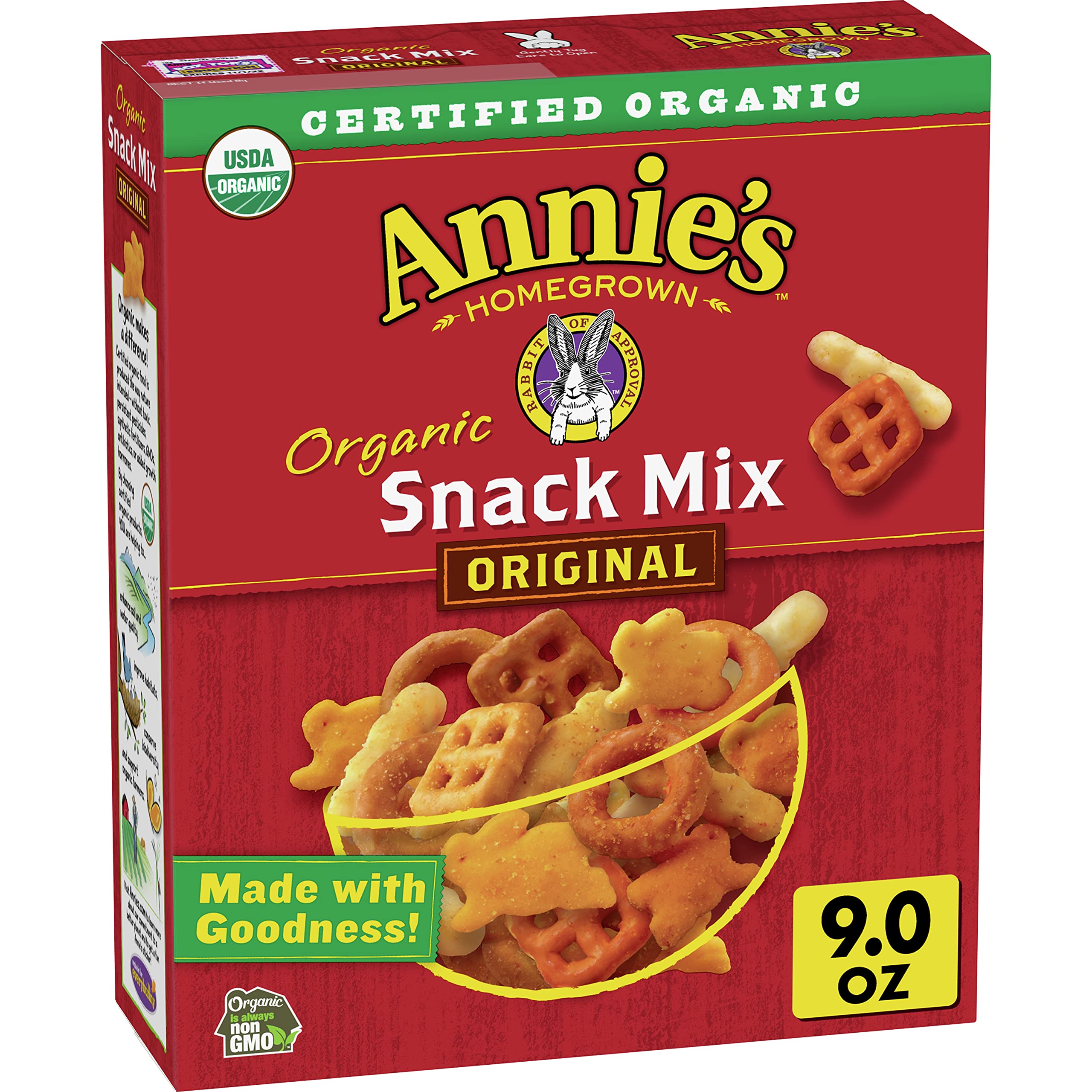 Buy Annie's Organic Assorted Crackers and Pretzels Snack Mix, 9 oz