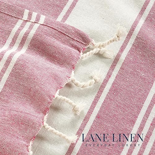 Miniatura 4 de LANE LINEN - Paquete de 2 toallas de gran tamaño, para playa, grandes, prelavadas, sin arena, toalla de viaje, secado rápido, 39 x 71 pulgadas, rosa