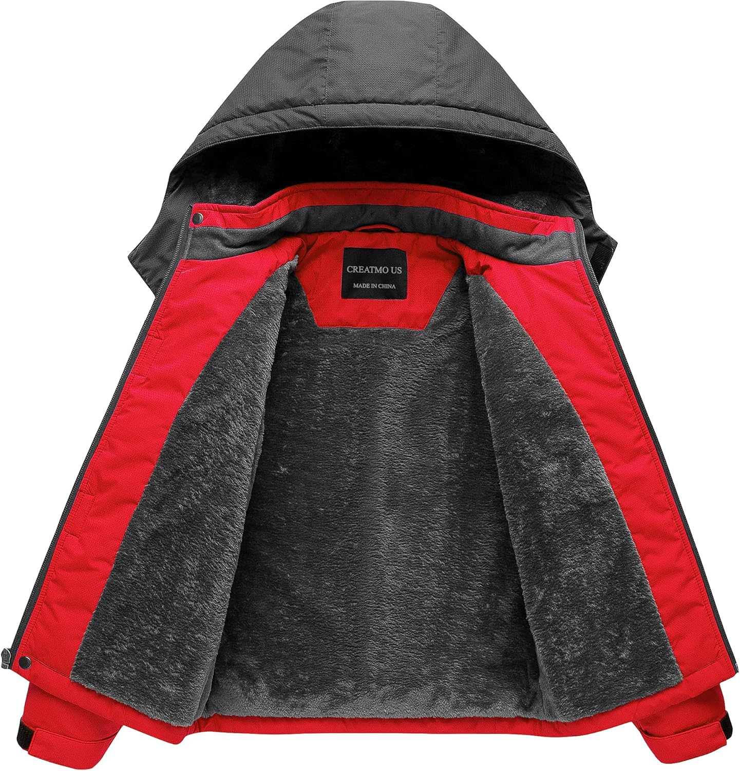 Boy's Waterproof Ski Jacket Warm Winter Fleece Snow Coat Windproof Snowboarding Rain Jacket : Clothing, Shoes & Jewelry