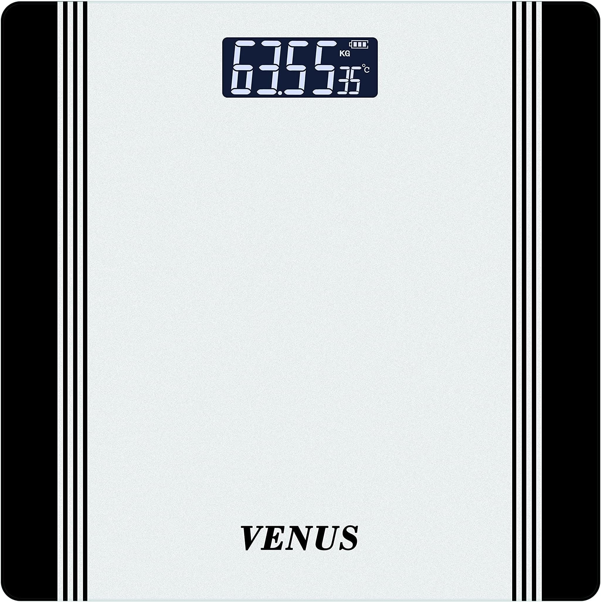 Venus (Made in India) Electronic Digital Personal Bathroom Weight Machine for Body Weight upto 180 kg Weighing Scale with 24 Months Warranty