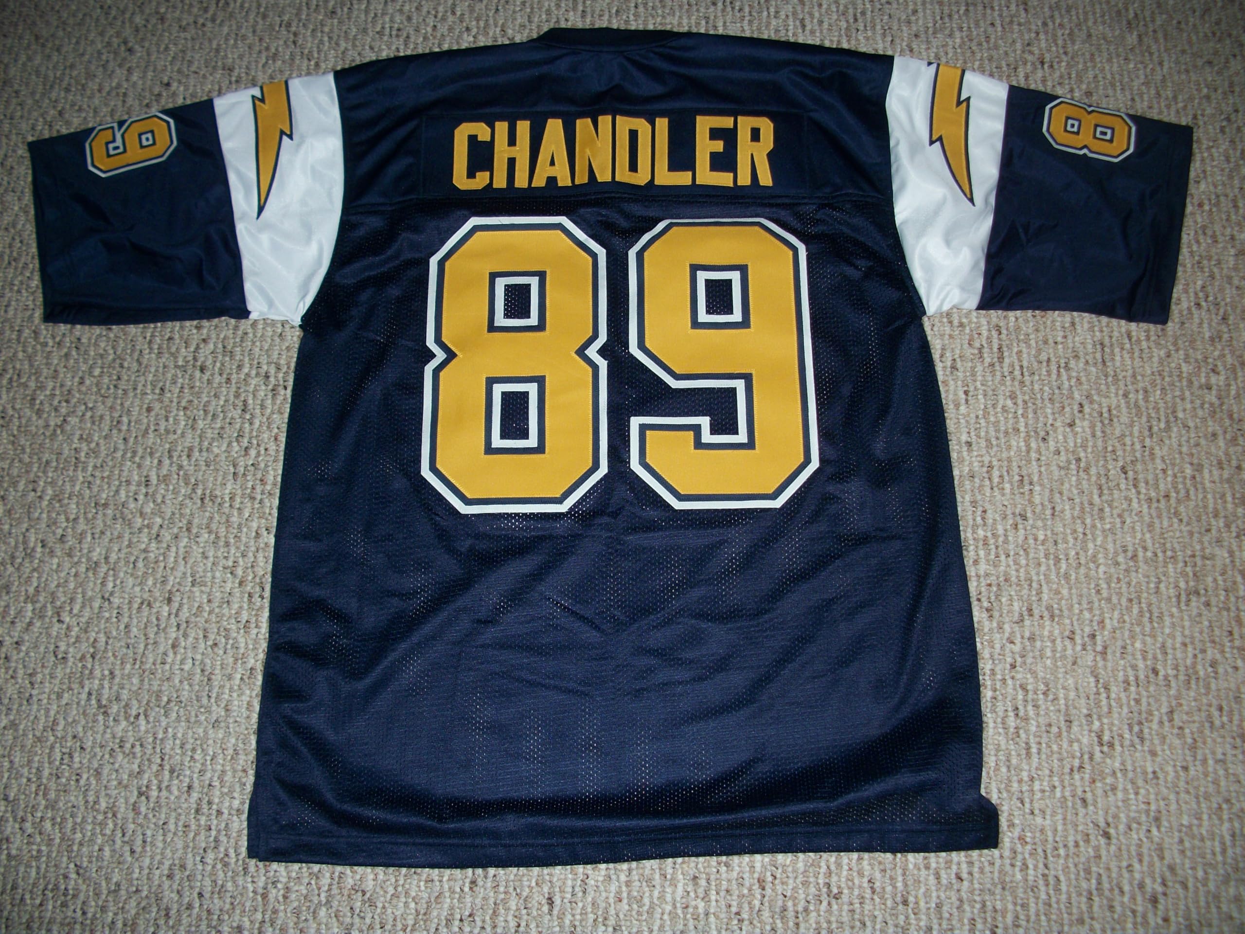 Amazon.com: Wes Chandler Jersey #89 San Diego Custom Stitched Dark