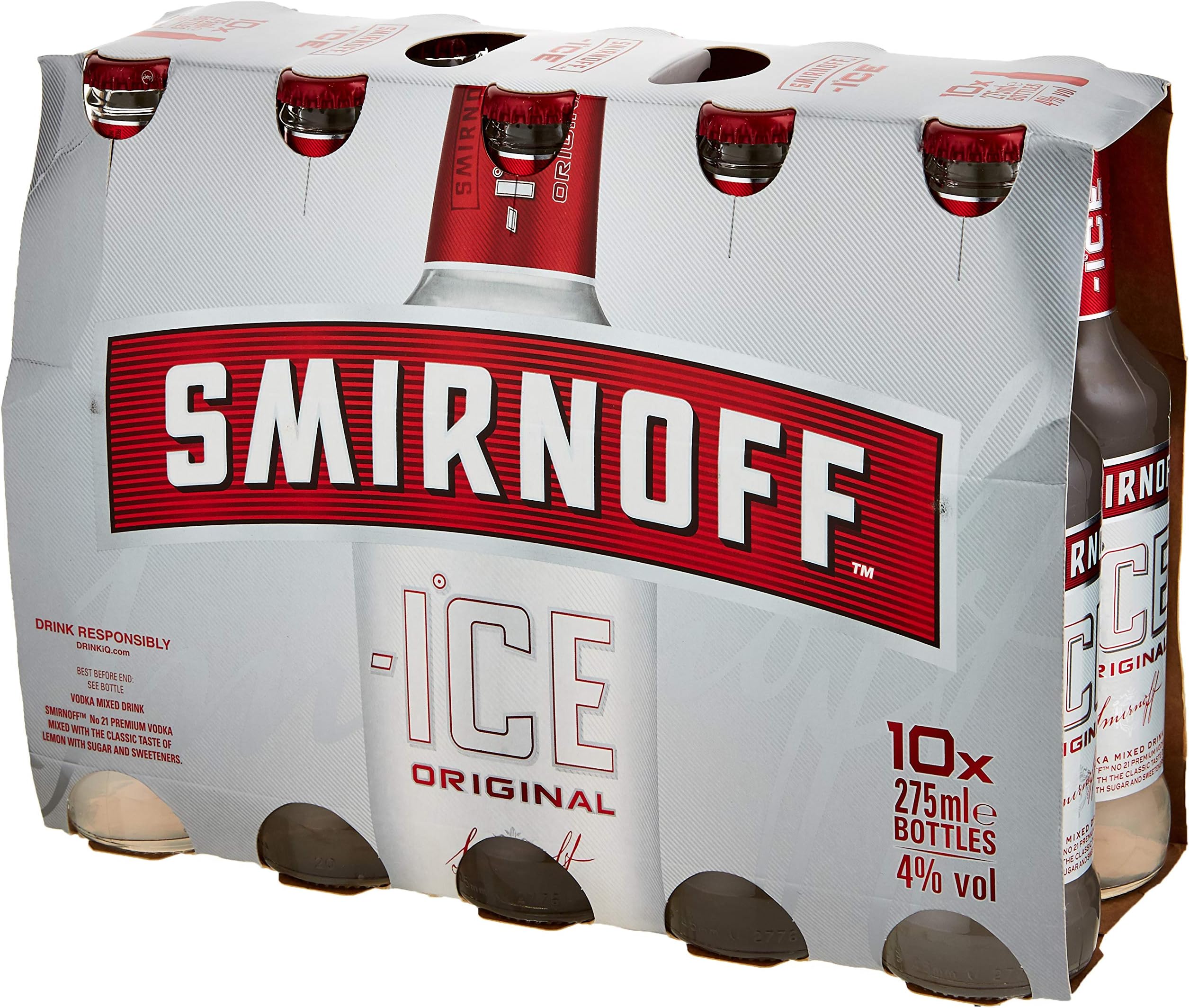 Smirnoff Ice Original Vodka 10 x 275 ml