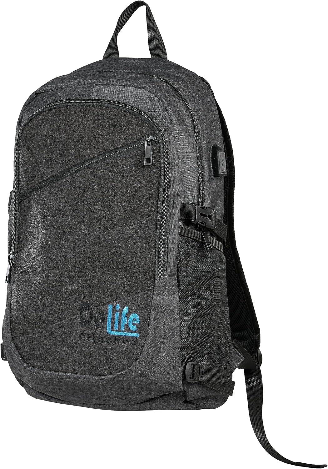 Traveler Backpack For Men Women Carry On Backpack Flight Approved College Sports Luggage Backpack Casual DayPack Small Hiking Back Pack - Charcoal